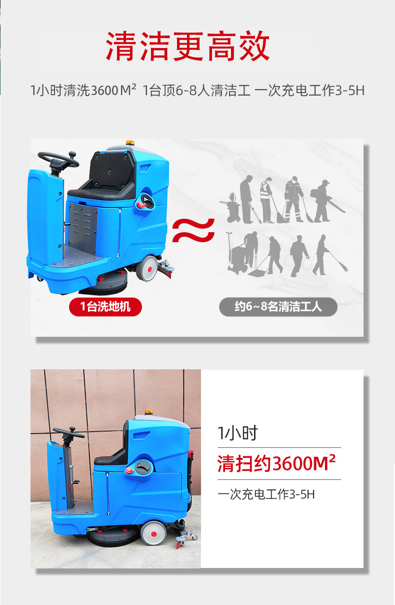 花莲驾驶式洗地机更适合用在高铁站